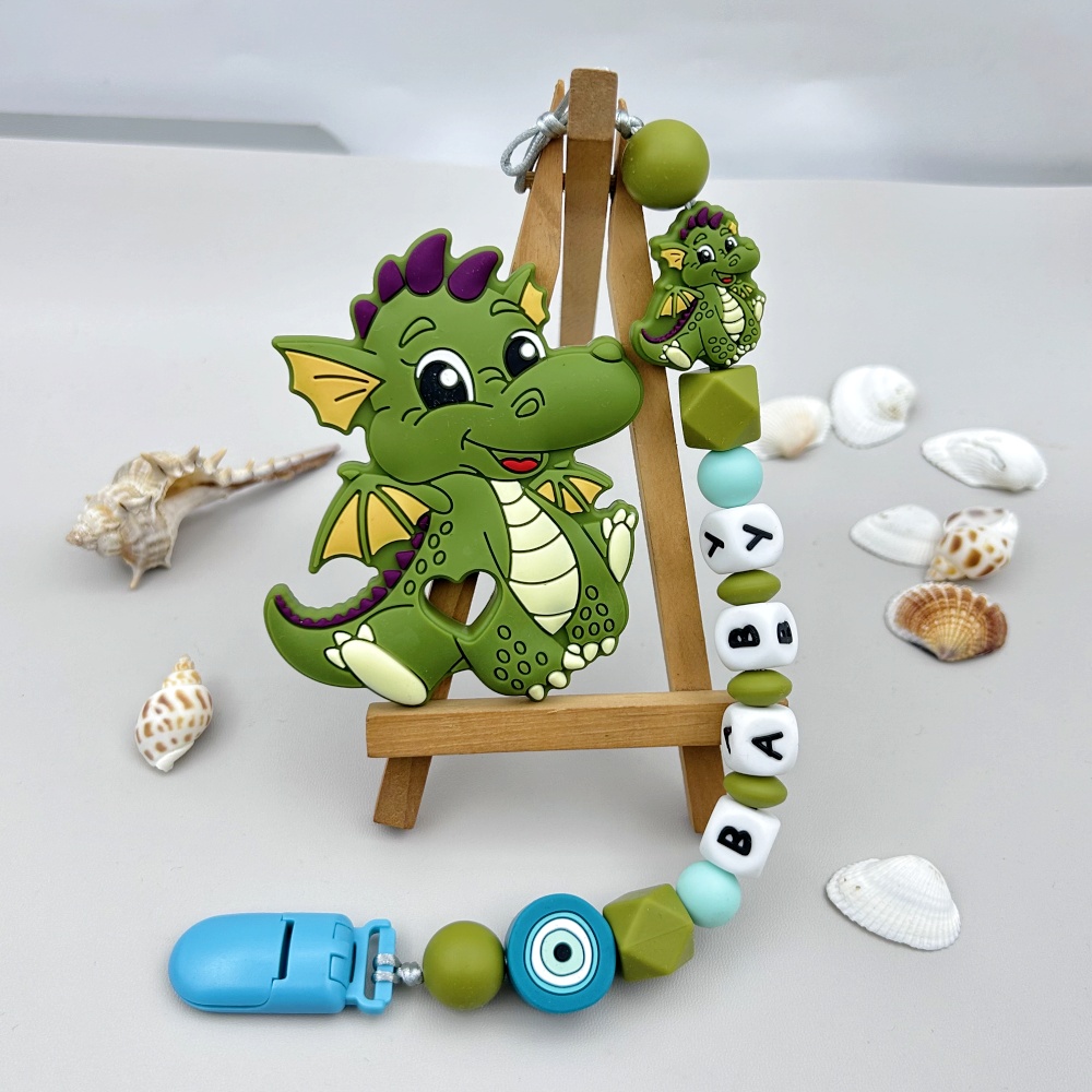 Personalizado inglés ruso sili - Baby Pacifier Clip reseña y precio