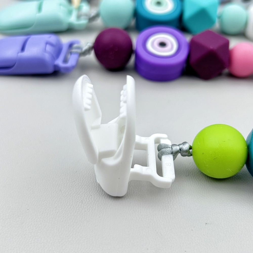 Personalizado inglés ruso sili - Baby Pacifier Clip reseña y precio