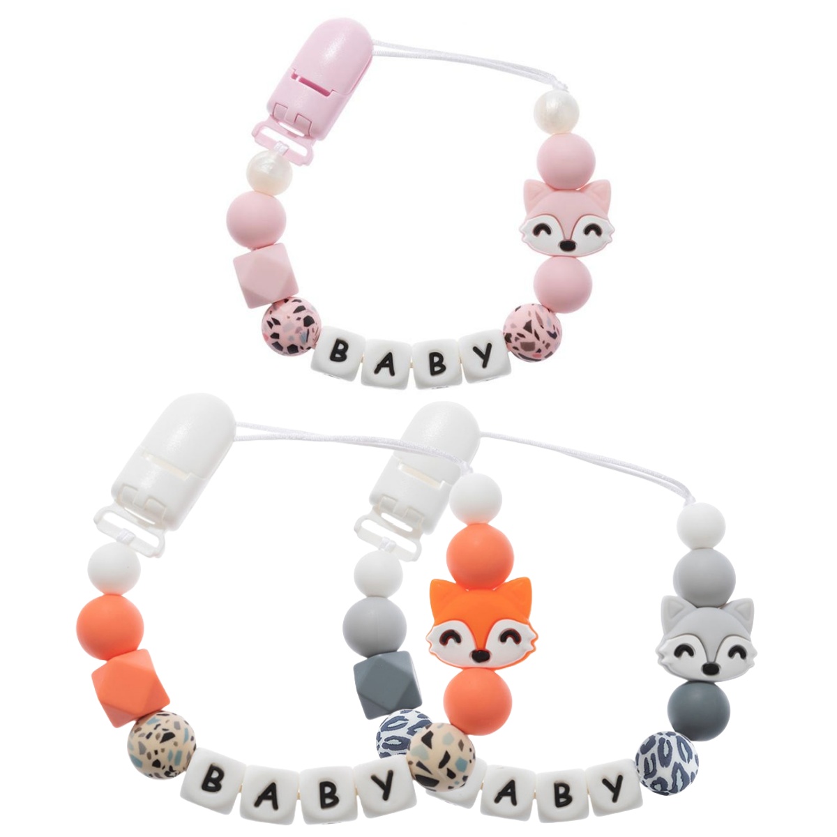 Clips para chupete hechos a ma - Baby Pacifier Clip reseña y precio