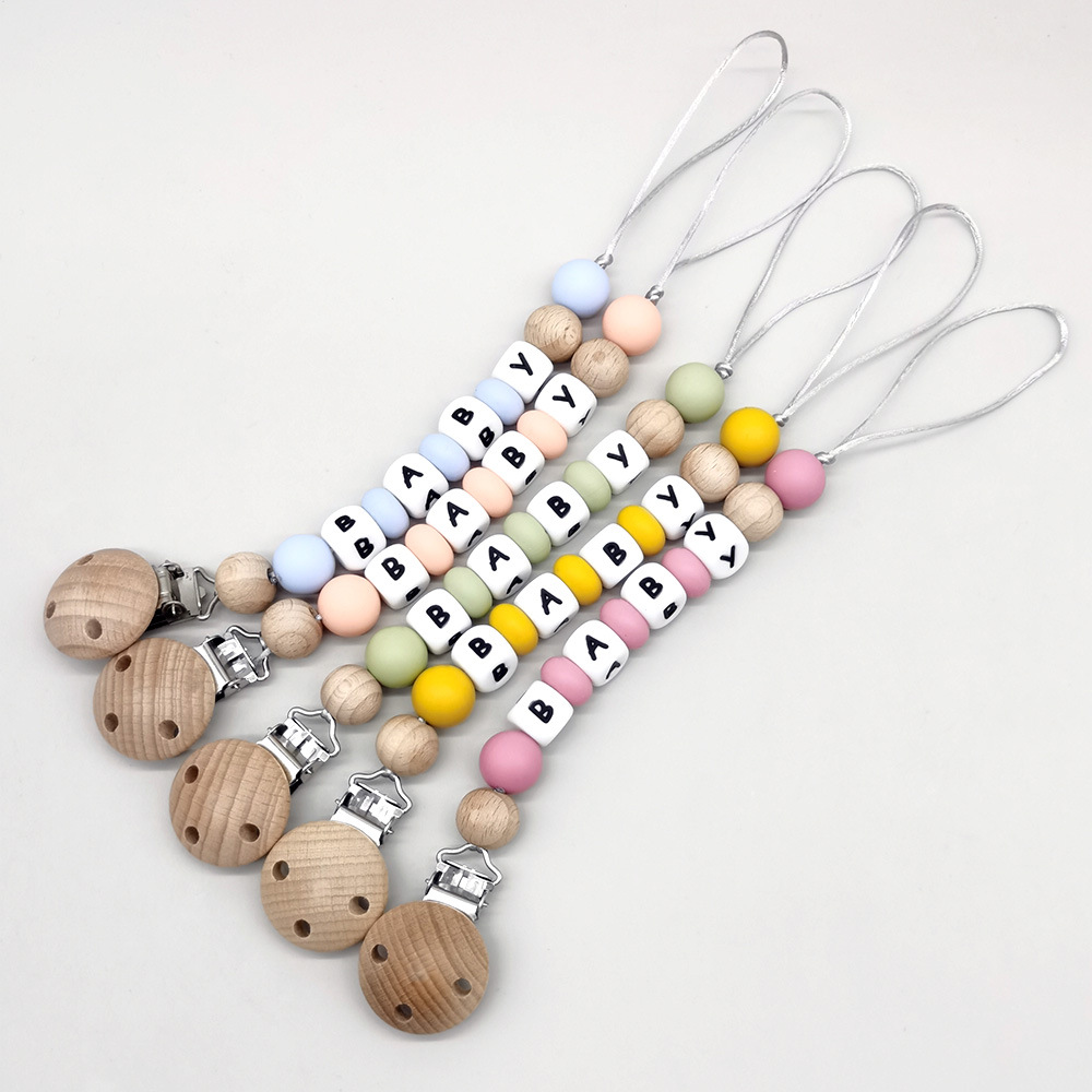 Clips para chupete con nombre  - Baby Pacifier Clip reseña y precio