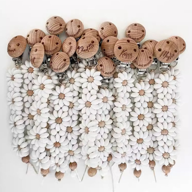 Cadena de chupete de bebé pers - Baby Pacifier Clip reseña y precio
