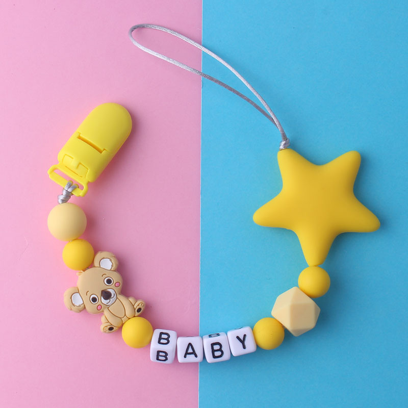 Cadena para Chupón de Bebé con - Baby Pacifier Clip reseña y precio