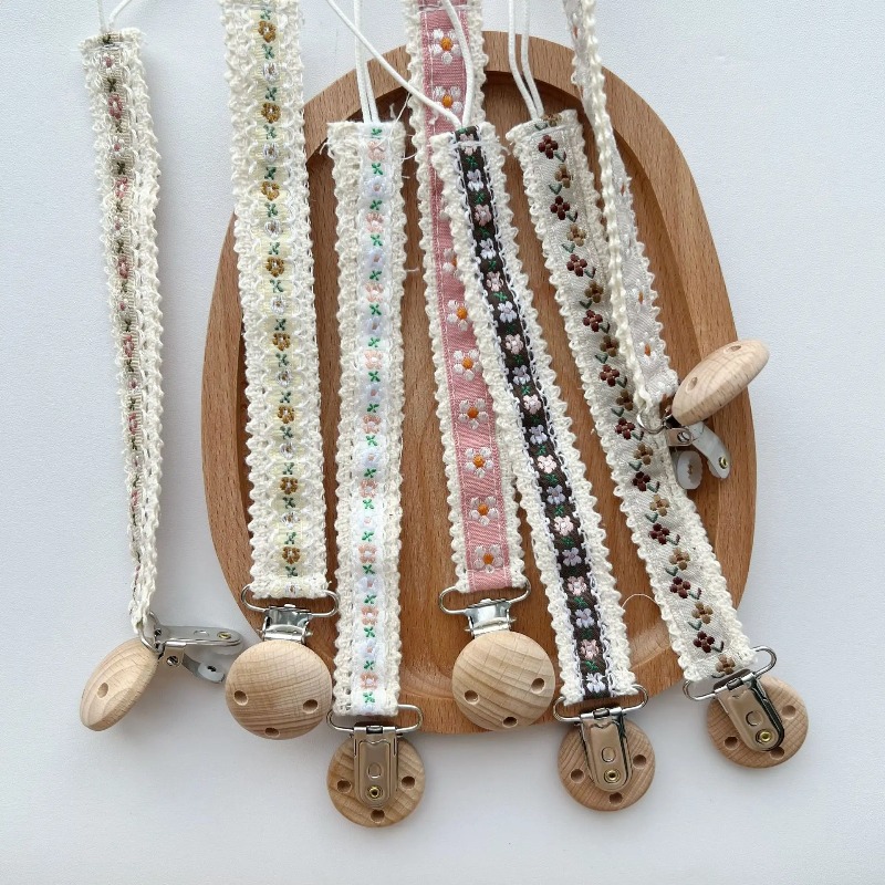 Cadena de Encaje para Chupete, - Baby Pacifier Clip reseña y precio